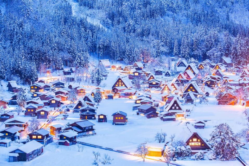 名古屋冬日雪国名汤六日游｜白川乡雪景・飞驒高山・下吕温泉经典路线